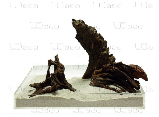 UDeco Iron Driftwood XXXS -Набор для аквариумов и террариумов, из нескольких натуральных мини-коряг, упаковка 200 г