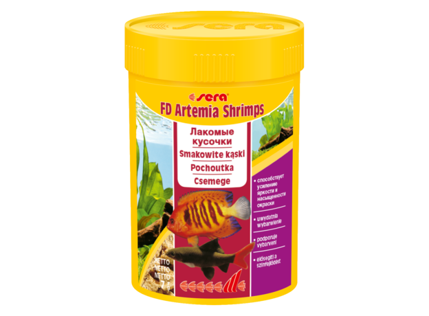 Корм для рыб Sera FD ARTEMIA SHRIMPS артемия, 100 мл (7 г)