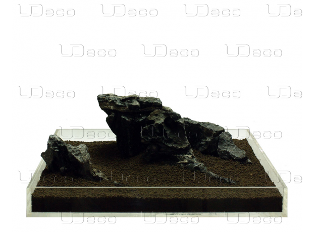 UDeco Leopard Stone M - Натуральный камень "Леопард" для оформления аквариумов и террариумов, 1 шт.