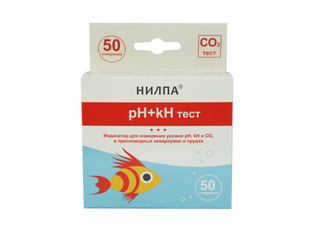 Тест pH+kH НИЛПА для измерения уровня pH, kH и CO2