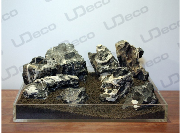 UDeco Leopard Stone MIX SET 30 - Натуральный камень "Леопард" для оформления аквариумов и террариумов, упаковка 30 кг