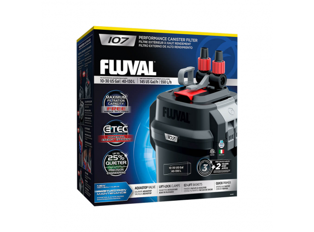 Фильтр внешний Fluval 107 550 л/час, для 40-130 л