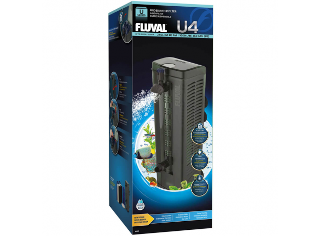 Фильтр внутренний Fluval U4 1000 л/ч, для аквариумов до 240 л