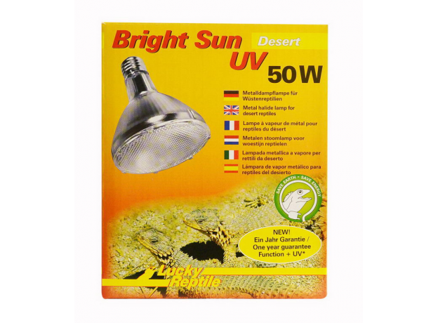 !Лампа 3 в1 LUCKY REPTILE Bright Sun UV Пустыня 50 Вт