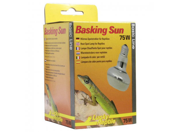 Лампа обогрева LUCKY REPTILE Basking Sun 75 Вт, E27