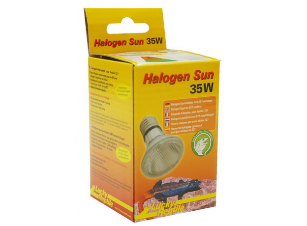 Лампа галогенная LUCKY REPTILE Halogen Sun Spot 35 Вт, E27