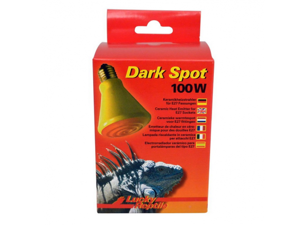 Лампа тепловая керамическая LUCKY REPTILE Dark Spot 100 Вт