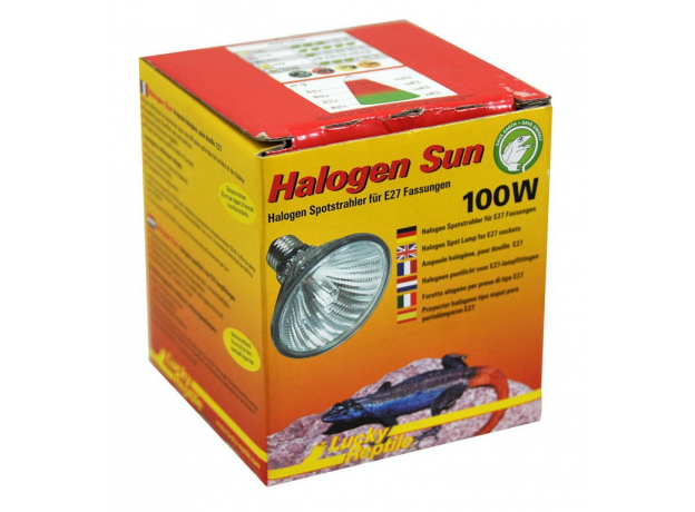 Лампа галогенная LUCKY REPTILE Halogen Sun Spot 100 Вт, E27