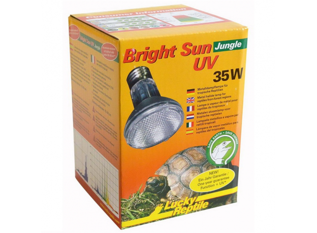 !Лампа 3 в1 LUCKY REPTILE Bright Sun UV Джунгли 35 Вт