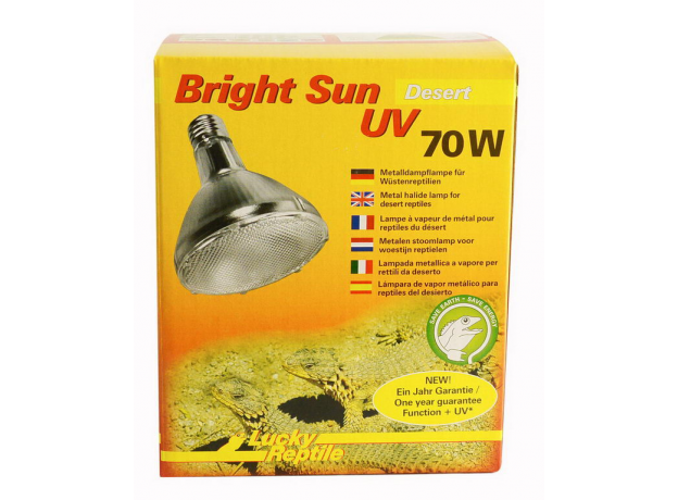 !Лампа 3 в1 LUCKY REPTILE Bright Sun UV FLOOD Пустыня 70 Вт