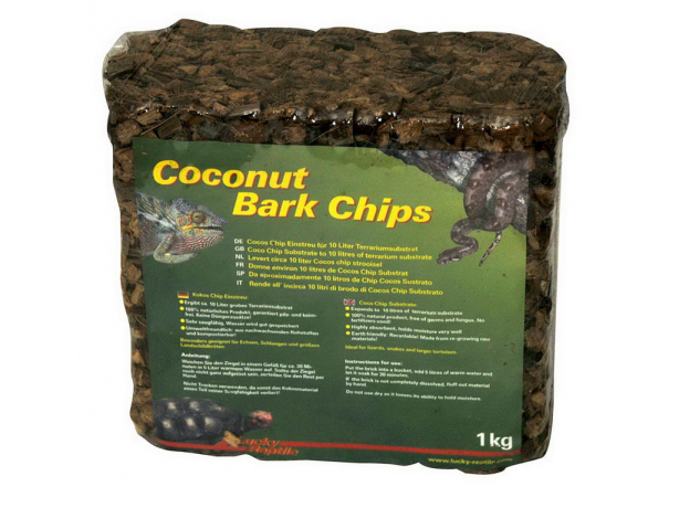 Субстрат для террариумов LUCKY REPTILE Coconut Bark Chips, 1 кг