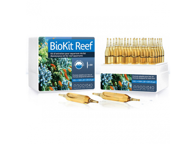 Набор PRODIBIO KIT REEF для рифового аквариума BIODIGEST + BIOPTIM+REEFBOOSTER+IODI+STRONTI, 30 шт