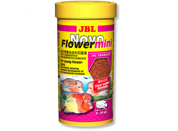 Корм основной JBL NovoFlower mini для небольших флауэрхорнов, гранулы, 250 мл (110 г)