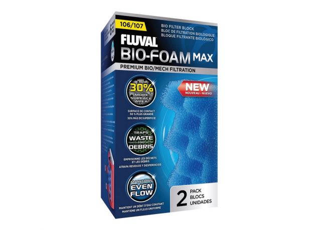 Губка фильтрующая Bio Foam MAX для фильтров Fluval 107