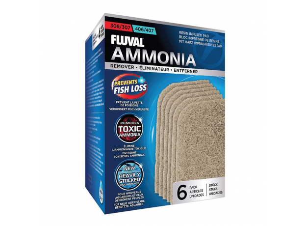 Губка пористая AMMONIA REMOVER с ионообменной смолой для фильтров Fluval 307/407