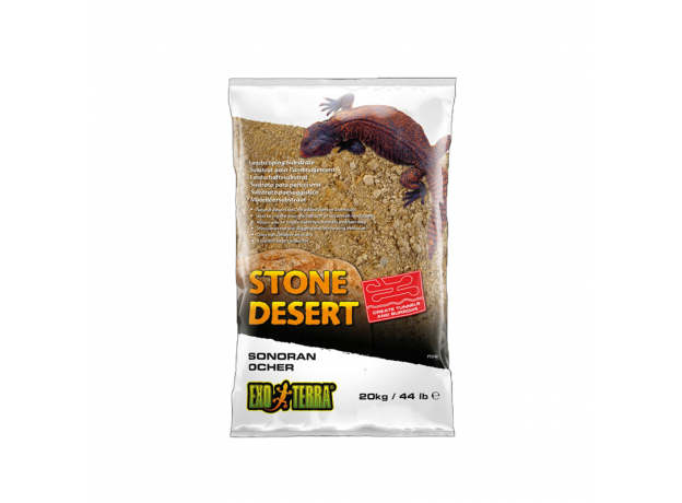 Грунт Exo Terra Sonoran Ocher Stone Desert, 20 кг,  желтый, пустынный с глиной