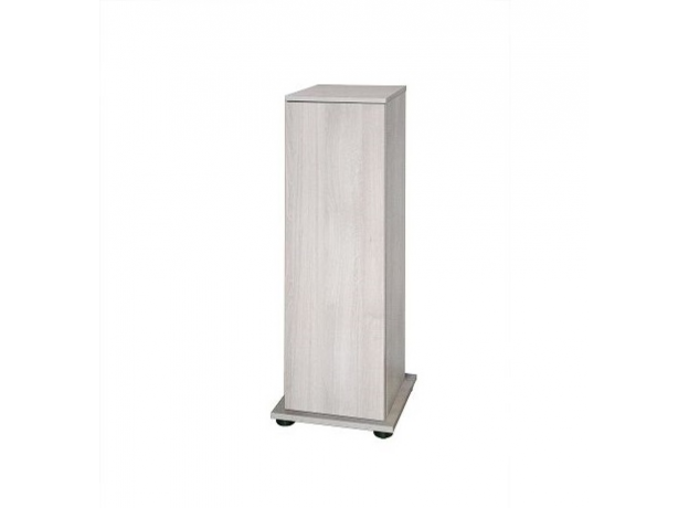Подставка Biodesign Q-SCAPE 20/ Q-SCAPE OPTI  22.5 (белёный дуб) с дверкой, ЛДСП 16 мм, 34х34х98 см, доводчики, рег. опоры