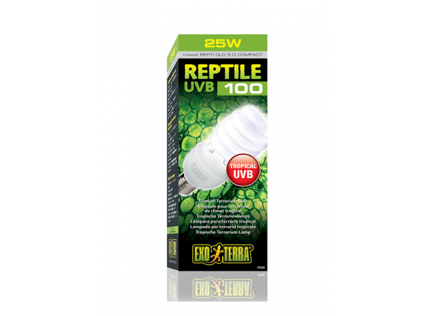 Лампа Exo Terra Reptile UVB100 (Repti Glo 5.0 Compact) 25 Вт