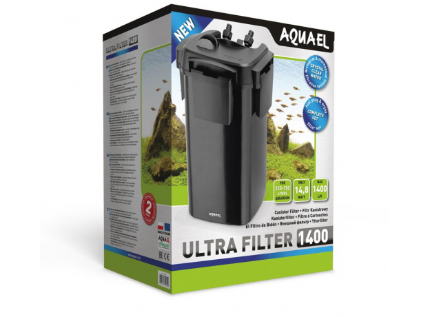 Фильтр внешний AQUAEL ULTRA FILTER 1400, 1400 л/ч, (250-500 л)