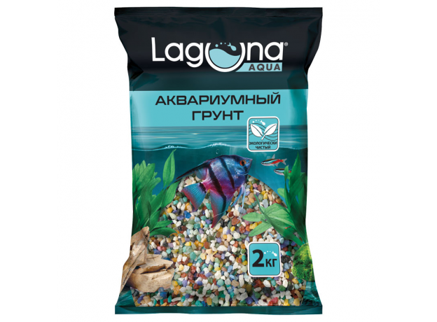 Грунт Калейдоскоп, 2кг, 0,8-2мм, Laguna