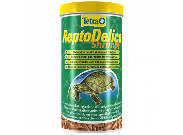 Лакомство с креветкой  для водяных черепах Tetra ReptoMin Delica Shrimps 1L