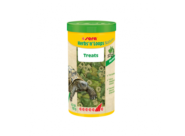 Корм для рептилий Sera Herbs’n’Loops 1000 мл (120 г)