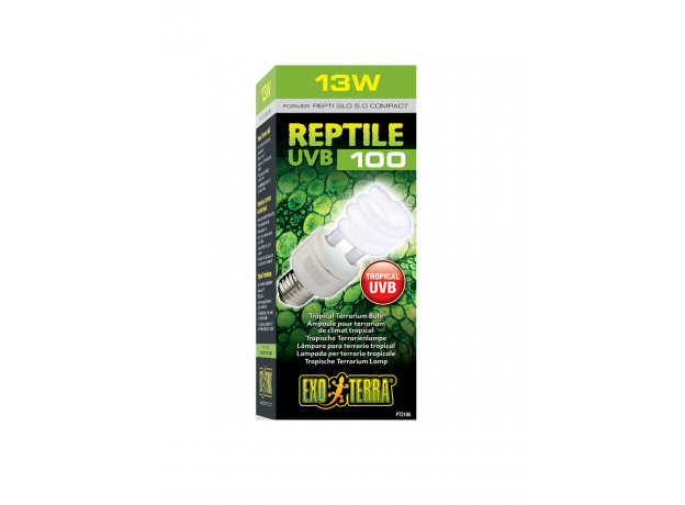 Лампа Exo Terra Reptile UVB100 (Repti Glo 5.0 Compact) 13 Вт