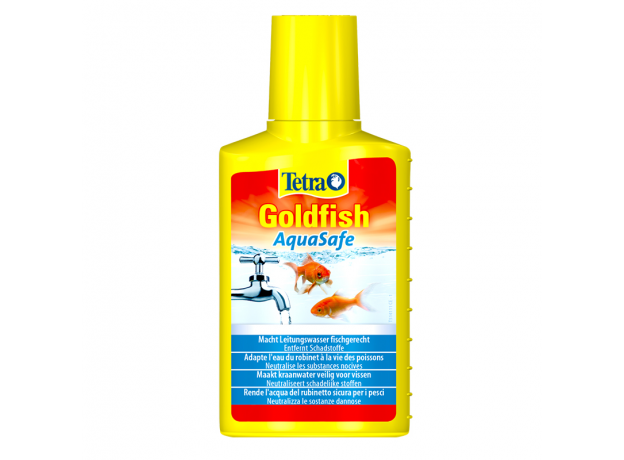 Кондиционер Tetra AquaSafe Goldfish 100 мл, для подготовки водопроводной  воды для холодноводных рыб