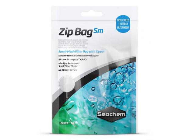 Мешок для наполнителей Seachem Zip Bag S (32х14см)