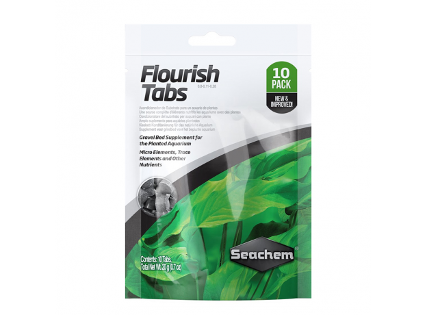 Таблетки для растений Seachem Flourish Tabs, 10 шт, 6 шт на 45 л