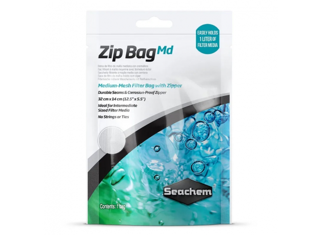 Мешок для наполнителей Seachem Zip Bag M (32х14см)