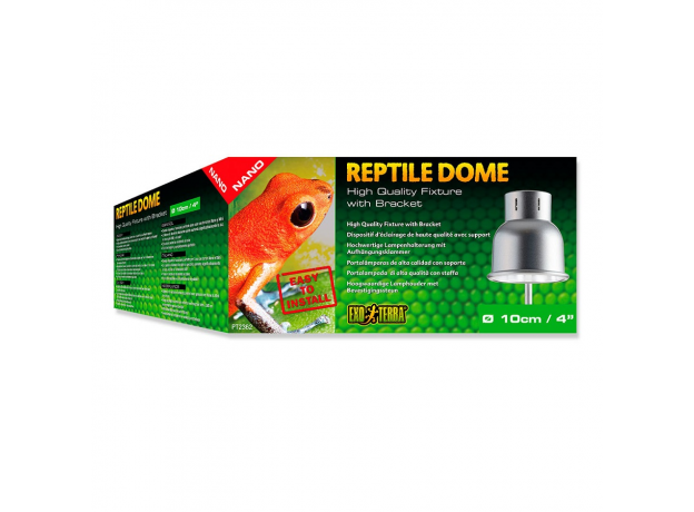 Светильник с держателем Exo Terra Reptile Nano Dome для ламп до 40 Вт