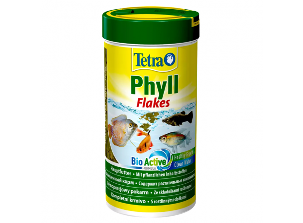 Корм для травоядных рыб Tetra Phyll Flakes хлопья, 250 мл (52 г)