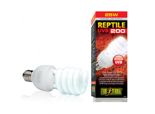 Лампа Exo Terra Reptile UVB200 (Repti Glo 200 Compact) 25 Вт