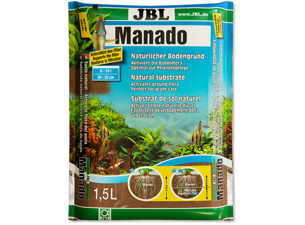 JBL Manado 1.5 - Питательный грунт улучш. кач-во воды , 1.5 литра