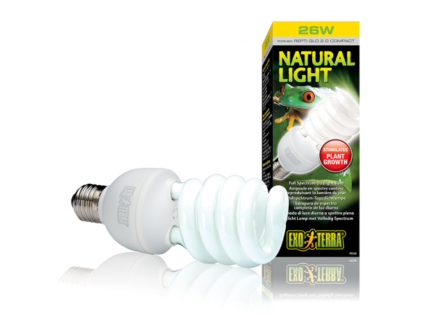 Лампа Exo Terra Natural Light (Repti Glo 2.0 Compact) 25 Вт