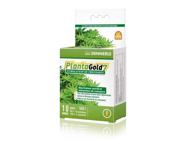 Dennerle Planta Gold 7 - Стимулятор роста для всех аквариумных растений в капсулах, 10 шт. на 500 л