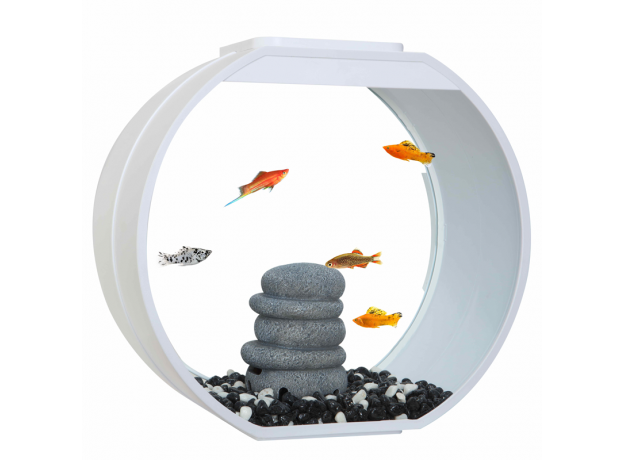 Аквариум AA-Aquariums Deco O UPG, 20л, белый, 395х207х375 мм