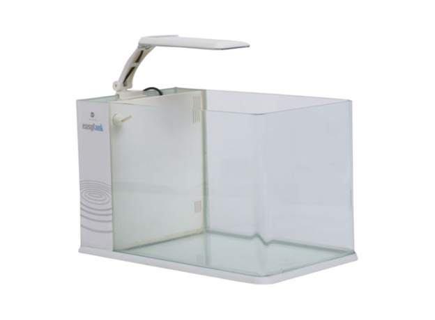Аквариум UpAqua Easy Tank 36W, 15 л, со светильником, помпой и наполнителем, белый, 36х20х22 см