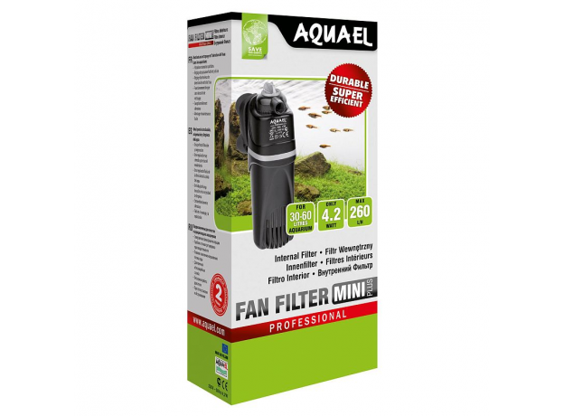 внутренний фильтр aquael fan filter mini plus для аквариума 30 - 60 л, фильтр внутренний aquael fan-1plus 320л/ч, до 100л, внутренний фильтр aquael fan filter 1 plus для аквариума 60 - 100 л (320 л/ч, 4.7 вт), фильтр внутренний aquael fan-mini plus 260л/ч, до 60 л.