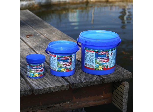 JBL SediEx Pond - Бактерии и активный кислород для расщепления ила, 2,5 кг, на 25000 л