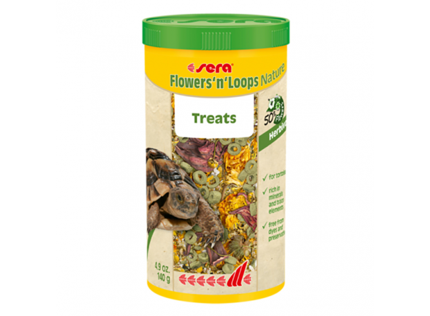 Корм для рептилий Sera Flowers’n’Loops 1000 мл (140 г)