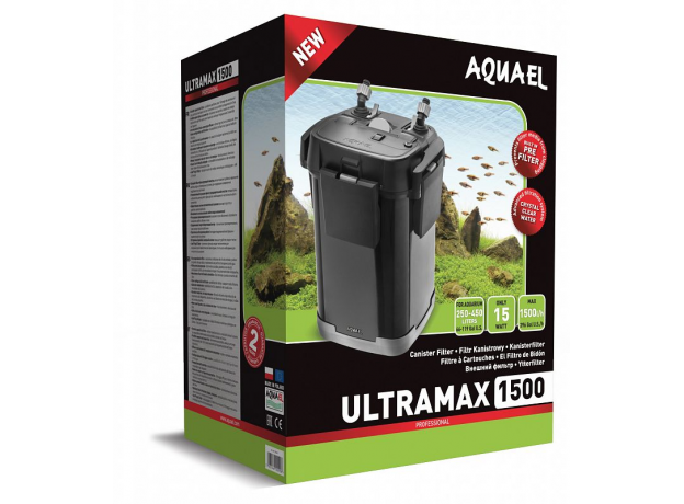 Фильтр внешний AQUAEL ULTRAMAX 1500, 1500 л/ч, (250-400 л)