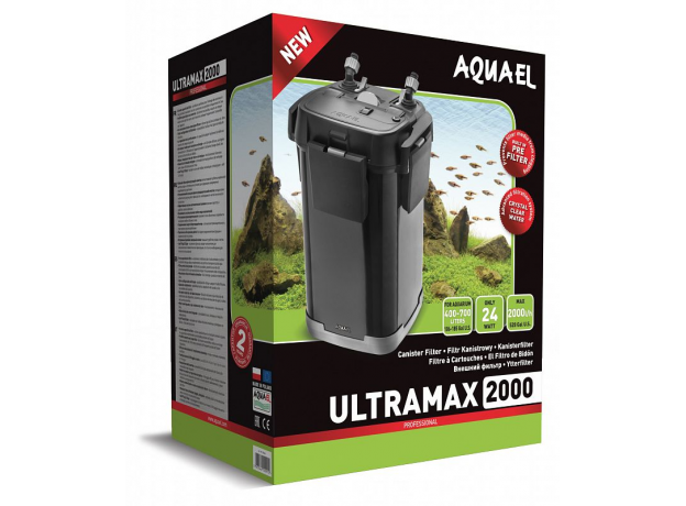 Фильтр внешний AQUAEL ULTRAMAX 2000, 2000 л/ч, (400-700 л)