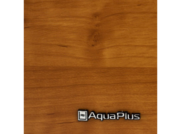 Аквариум AquaPlus LUX Ф105 (700х350х560 мм), 105 л. фигурный, со светильником 2х18 Вт, ольха