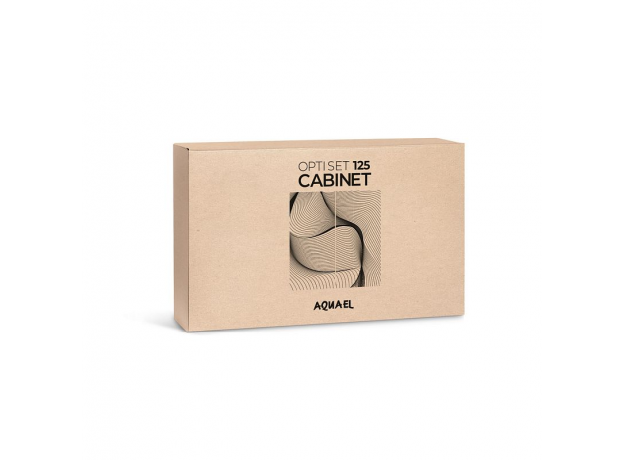 Пoдставка AQUAEL OPTI SET 125, 81х36х80 см, черная (ПОД ЗАКАЗ)