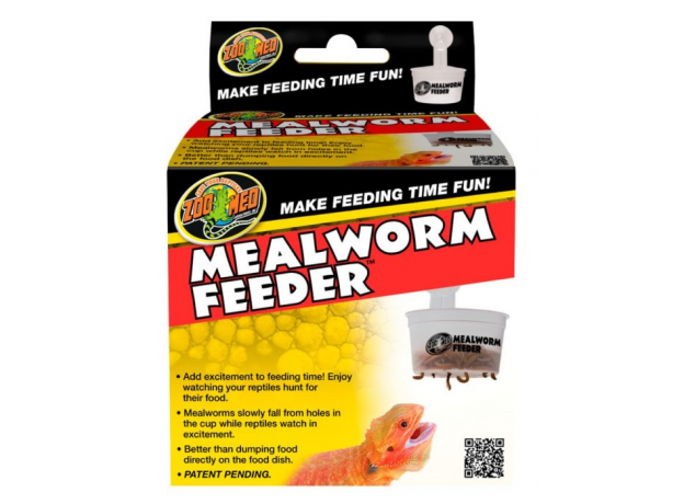 Кормушка ZOO MED Hanging Mealworm, для рептилий, заполняется мучником