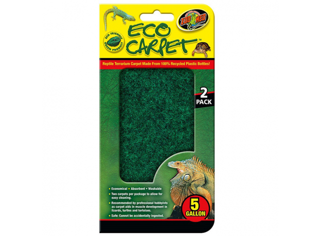 Подстилка впитывающая ZOO MED Cage Carpet, впитываемость 40 л,  25 х 50 см. 2 шт