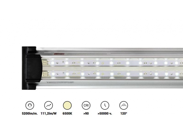 Светильник Biodesign LED SCAPE DAY LIGHT 6500K встраиваемый для аквариума РИФ 80/110/ ПАНОРАМА 80/100/ ДИАРАМА 150/200 30,1 Вт, 70 см