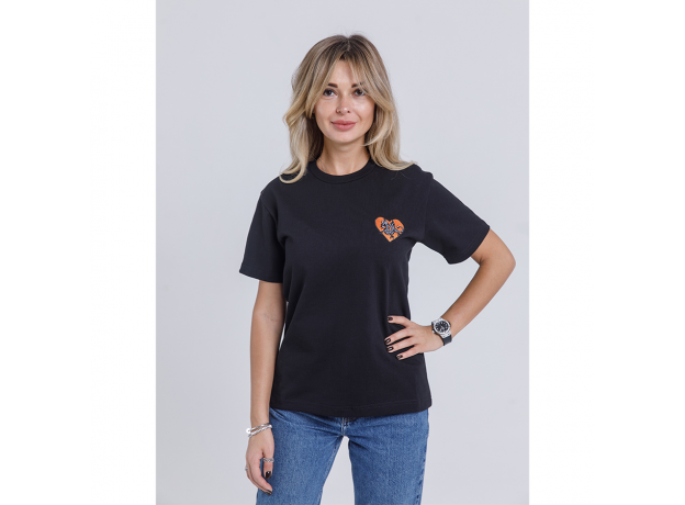 Футболка чёрная EXODESIGN "Дракон", XL